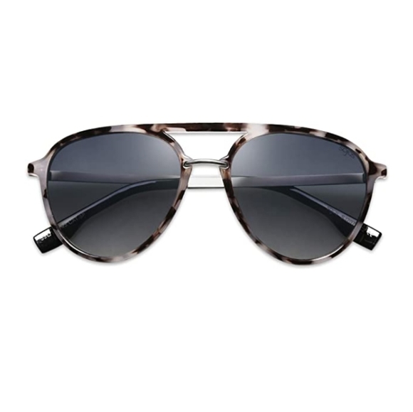 ?Gray Double Bridge Polarized Sunglasses for Women Men